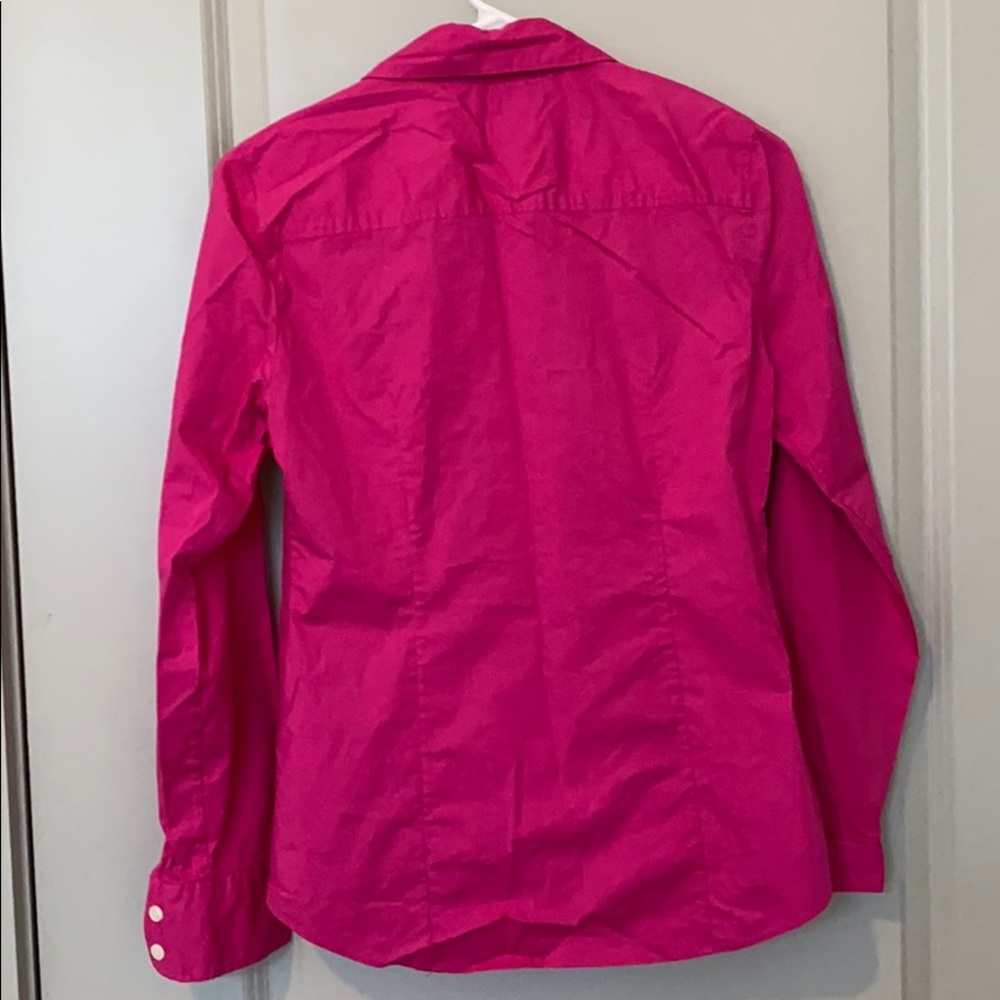 Raspberry Pink Jcrew Button Down - image 3